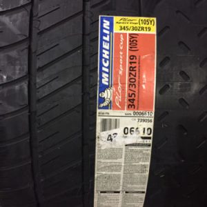 2-New-345-30-19-Michelin-Pilot-Sport-Cup-Tires-0